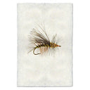 Stimulator green fishing fly printed on textured handmade Nepalese paper.