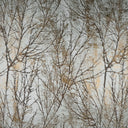 Textured fabric with bare branches on a neutral background