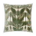 Decorative pillow with a tie-dye pattern on a white background