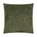 Knubby-Moss green textured throw Pillow 24x24