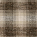 Close-up of Ouray-Espresso Pillow textured brown and beige checkered pattern