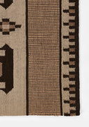 Textile with geometric pattern on a white background