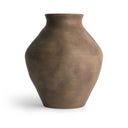 Bronze vase on a white background