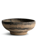 Terracotta bowl on a white background