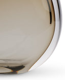Close-up of glass Oriole Table Lamp base with reflective surface