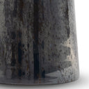 Close-up of a textured ceramic Wyatt Table Lamp  on a white background